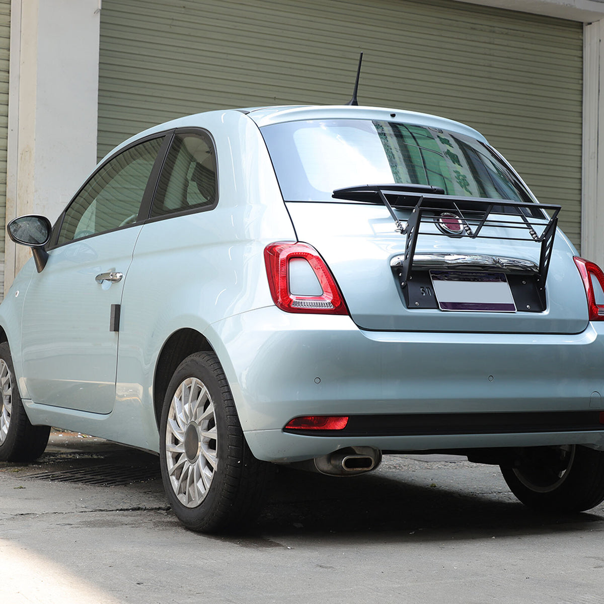 Hitch Mount Cargo Carrier Basket Rear Rack For Fiat 500 2010-2024 US 9