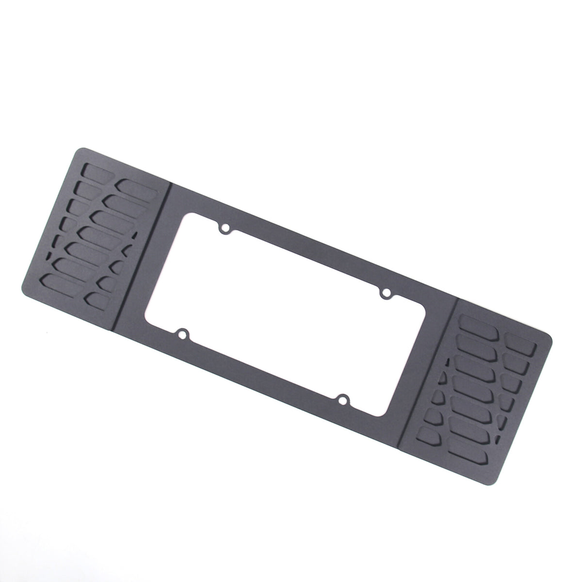For Corvette C6 2005-13 Rear license plate Black Auminum Alloy filler Frame Trim 10