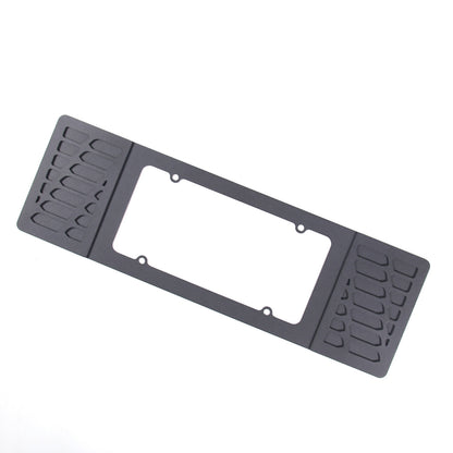 For Corvette C6 2005-13 Rear license plate Black Auminum Alloy filler Frame Trim 10