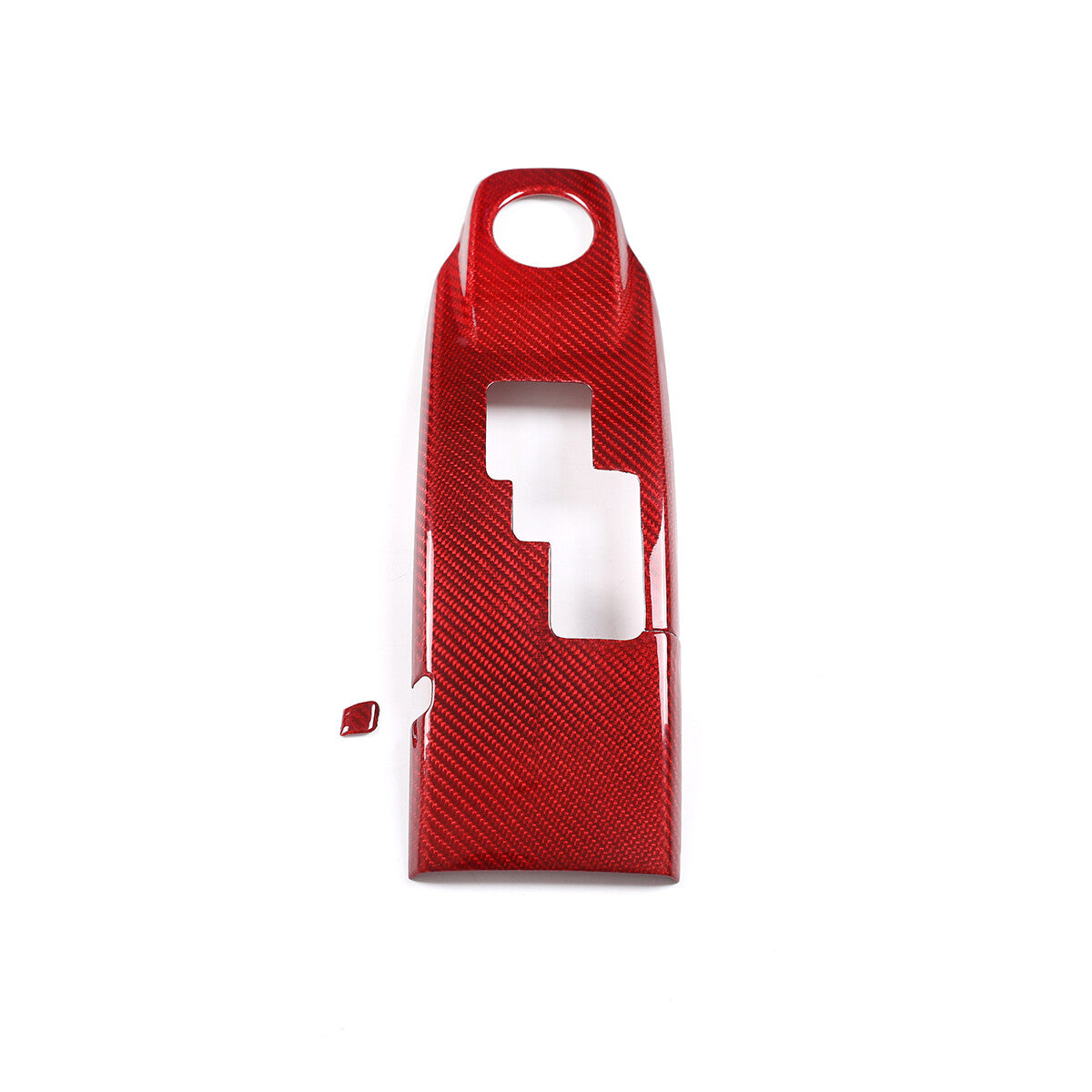 ABS Red Center Bezel Console Gear Shift Lever Cover For Nissan GTR R35 08-16 3