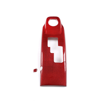 ABS Red Center Bezel Console Gear Shift Lever Cover For Nissan GTR R35 08-16 3