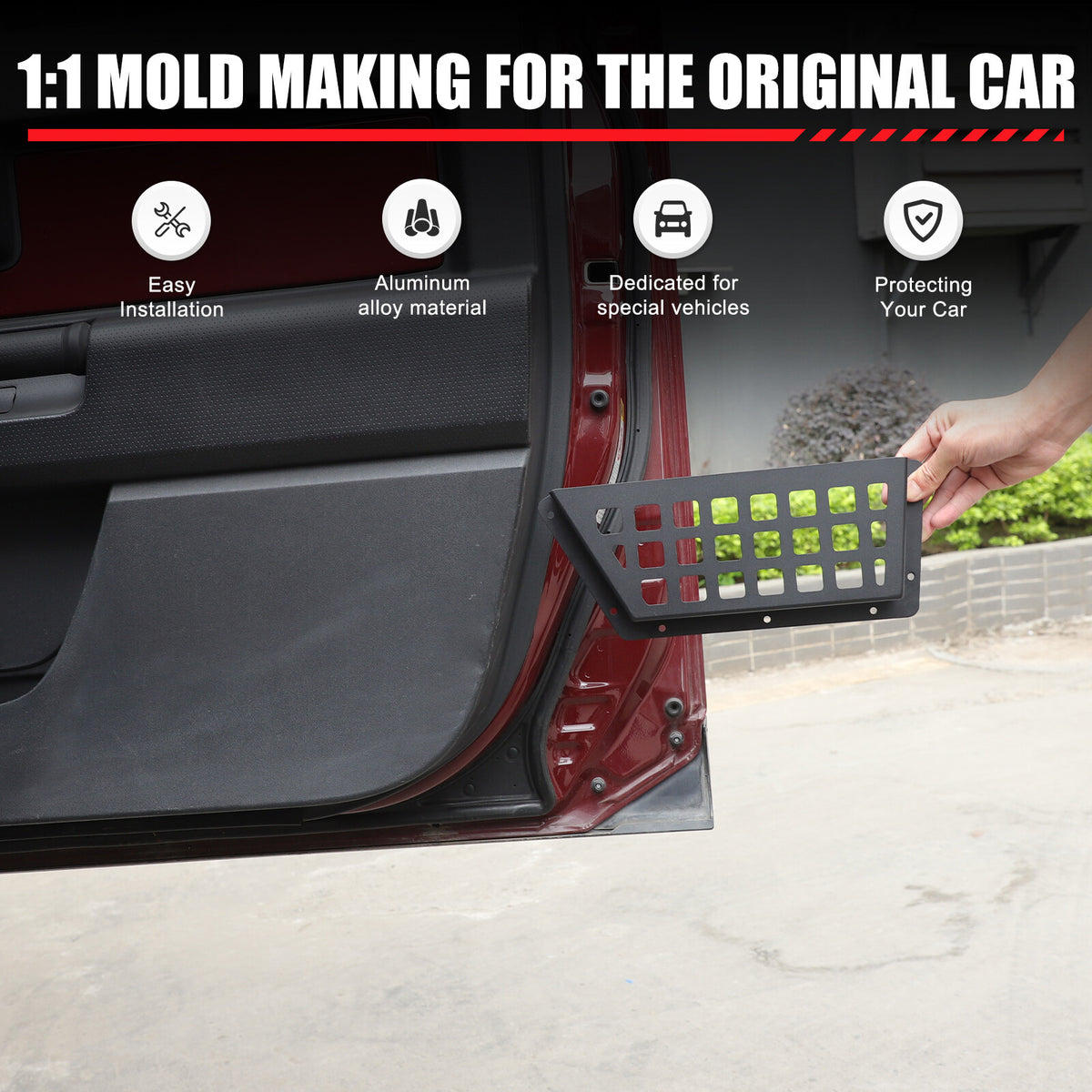 Car Rear Door Pocket Storage Box Organizer For Toyota FJ Cruiser 2007-2021 US 4