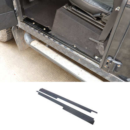 Steel Interior Door Sill Trim Guard Plate Trim For LR Defender L316 2004-2018 7
