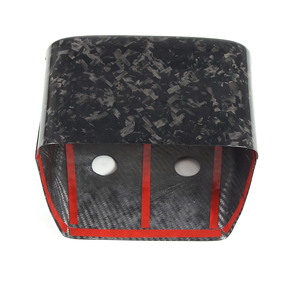 Forged Carbon fiber Steering Wheel Base Trim Cover For Jaguar F-TYPE 2013-2024 11