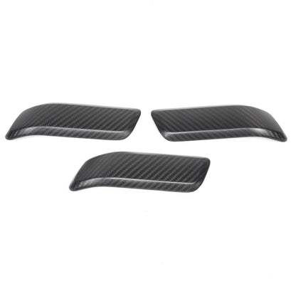 Matte Real Carbon Interior Door Handle Cover Trim For LR Defender 110 2020-23 20