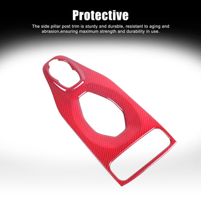 Red Real Carbon Fiber Center Gear Trim Cover For Lotus EMIRA V6 AT 2021-2025 10