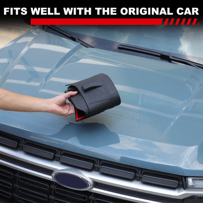 PU Leather Car Bonnet Hood Bra Wind & Bug Deflectors For Ford Maverick 2022+ US 8