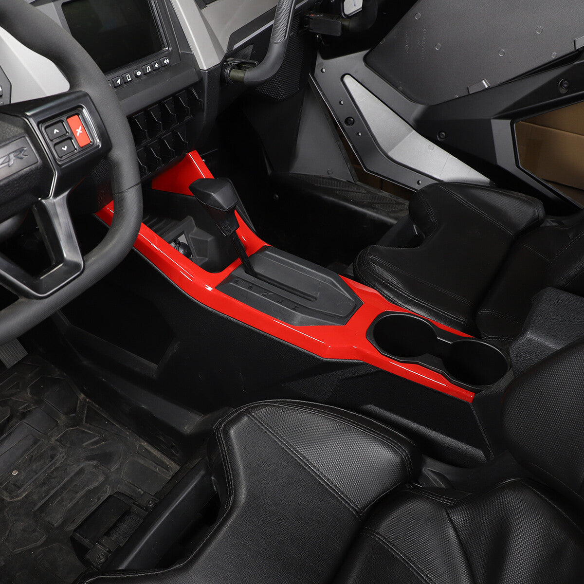 Red Center Console Panel Cover Trim For Polaris RZR PRO XP Ultimate 2021 US 14