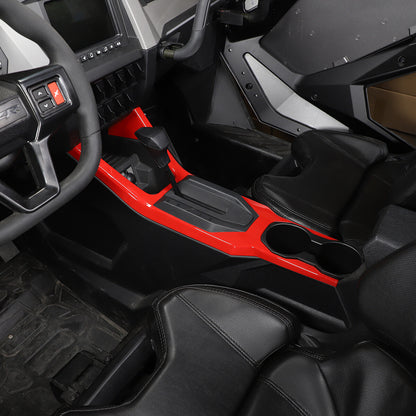 Red Center Console Panel Cover Trim For Polaris RZR PRO XP Ultimate 2021 US 14