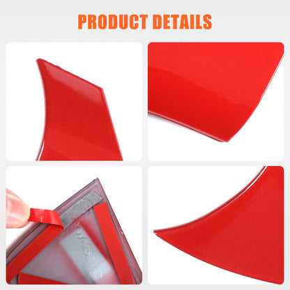 Sport Red ABS Exterior Side Mirror Bottom Cover Trim For Corvette C8 2020+ US 8