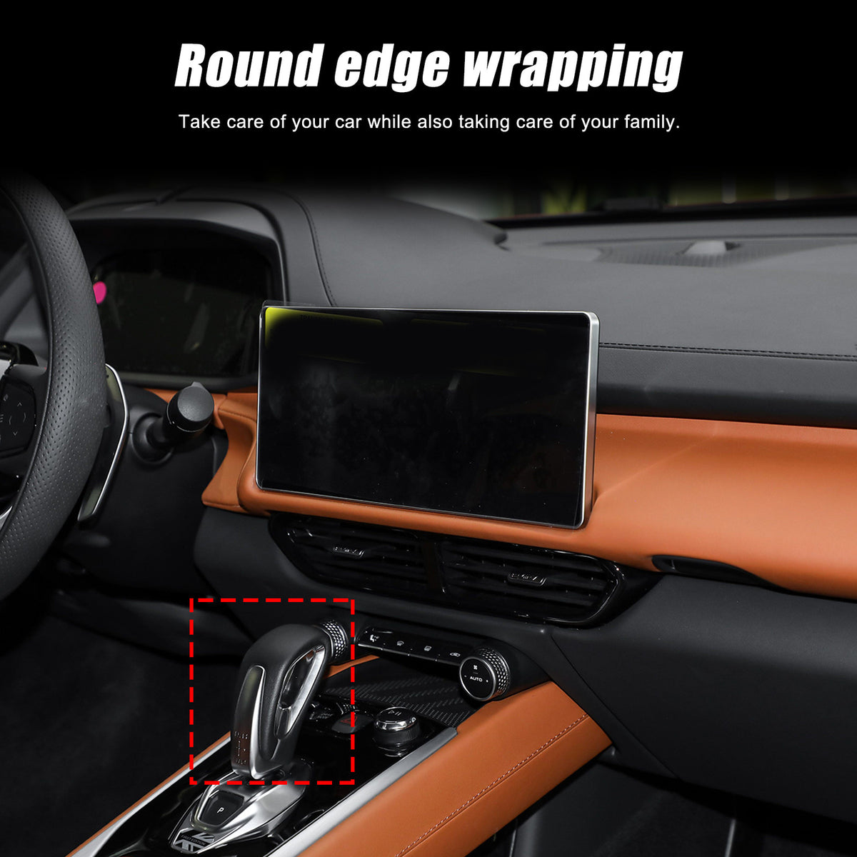 Real Carbon Fiber Gear Shift Knob Head Cover Trim Cap For Lotus EMIRA 2022-2025 15
