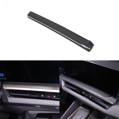 Real Carbon Fiber Navigation Screen Lower trim For BMW 5 Series G60 i5 2024+ 21