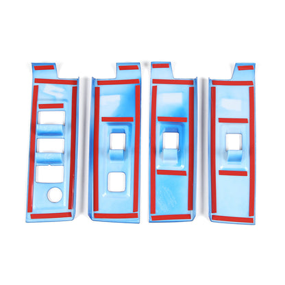 ABS Blue Car Center Panel Trim Interior Accessories For Toyota Tundra 2022-2026 - Variants 6-10 44