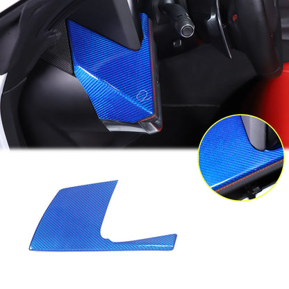 Blue Real Carbon Fiber Full Interior Set Decor Trim Kit for Corvette C8 20-25 - Variants 11-15 22