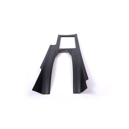 Matte Real Carbon Fiber Console Gear Shift Trim Sets For Nissan GTR R35 08-16 6