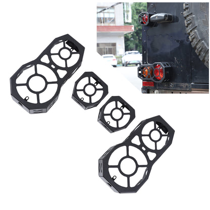 Steel Rear Tail light lamp Cover trim For For Land Rover Defender L316 2004-19 2