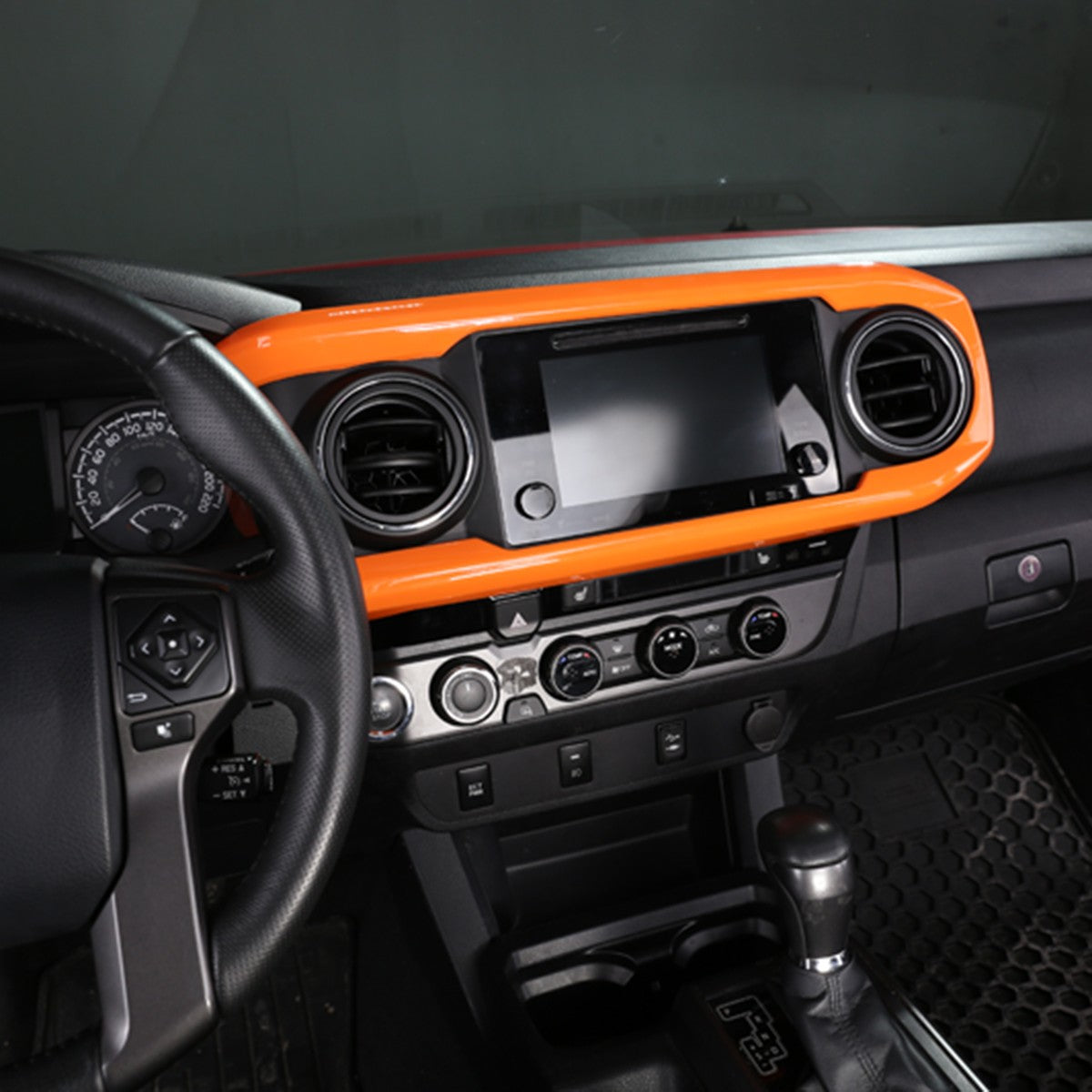 Orange ABS Dashboard Instrument Panel Trim For Toyota Tacoma 2016-2022 2