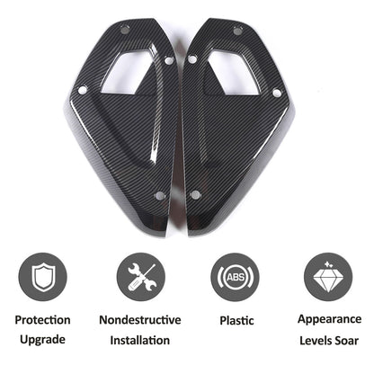 Carbon Style Dashboard Sides Panel Cover Trim For Land Rover Defender 20-23 7