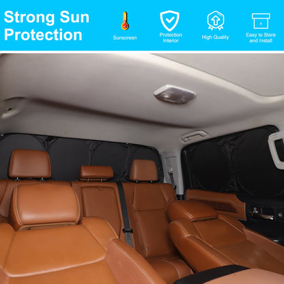 Memory Car Full Window Sunshade Cover Shades Sun Visor For Toyota Tundra 2007-21 7