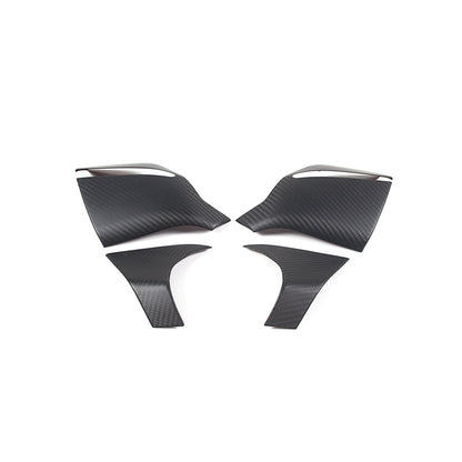 Matte Real Carbon Fiber Interior Exterior Trim Cover For Corvette C8 2020-25 138