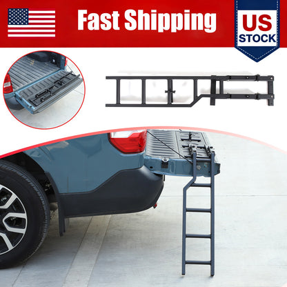 Pickup Truck Tailgate Ladder Foot Step Ladder For Ford Maverick 2022-2024 US 1