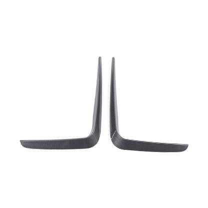 Carbon Fiber ABS Front Bumper Side Air Vent Trim For BMW G22 G23 M Sport 20+ 19