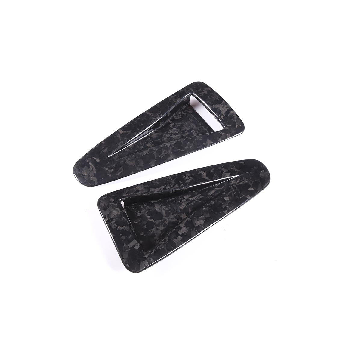 Forged Carbon Car Hood Air Outlet Frame Cover Trim For Nissan GTR R35 2008-2016 4