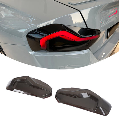 Smoked Black Rear Tail Light Trim For BMW 2 Series F22 G42/M2/M240i G87 22+ 1