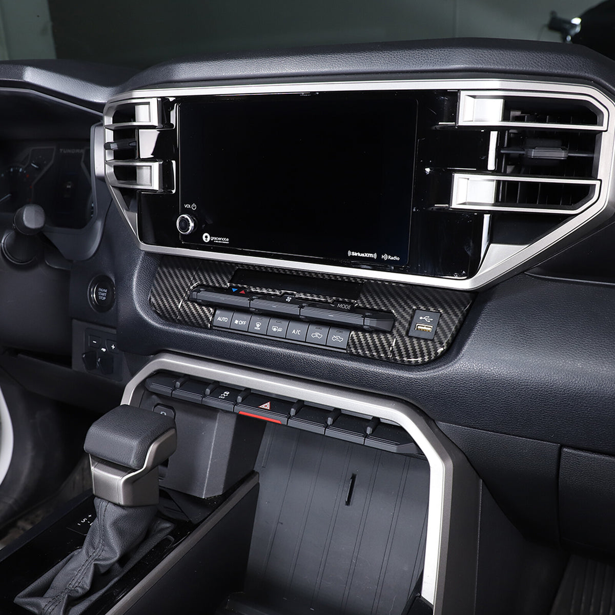 ABS Carbon Fiber Interior Set Cover Trim Kit For Toyota Tundra Sequoia SR 22+ - Styles 1-5 54