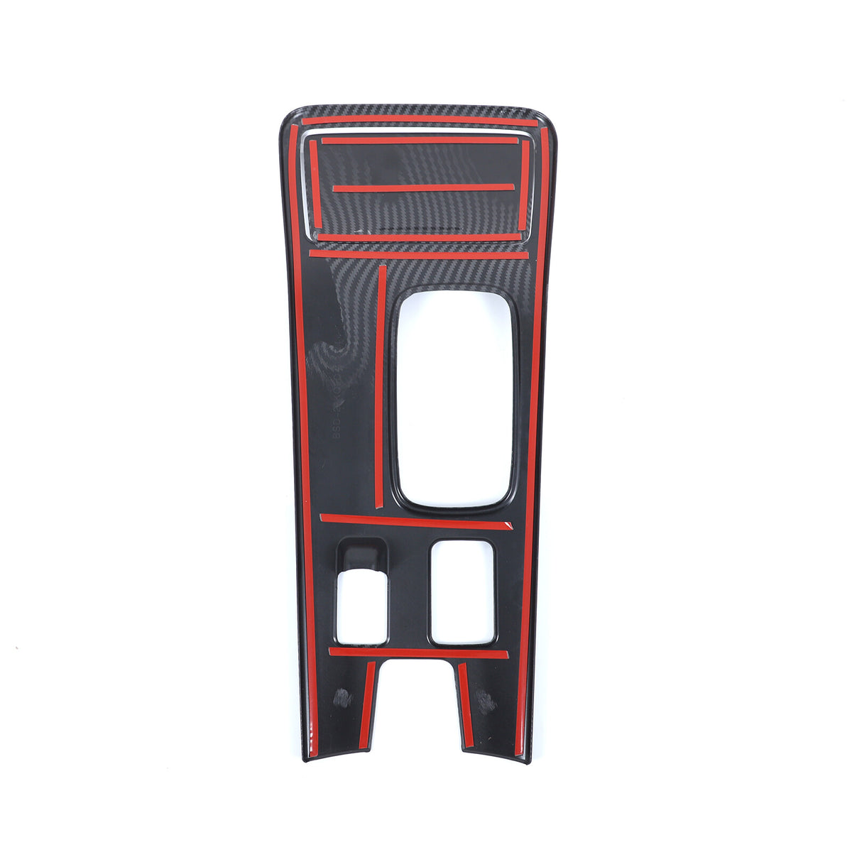 ABS Carbon Center Console Gear Shift Panel Trim For Mitsubishi Outlander 19-22 17