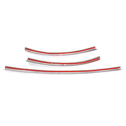 Gloss Black Front Grille Bumper Body Trim Kit For LR Range Rover Vogue HSE 18-22 24
