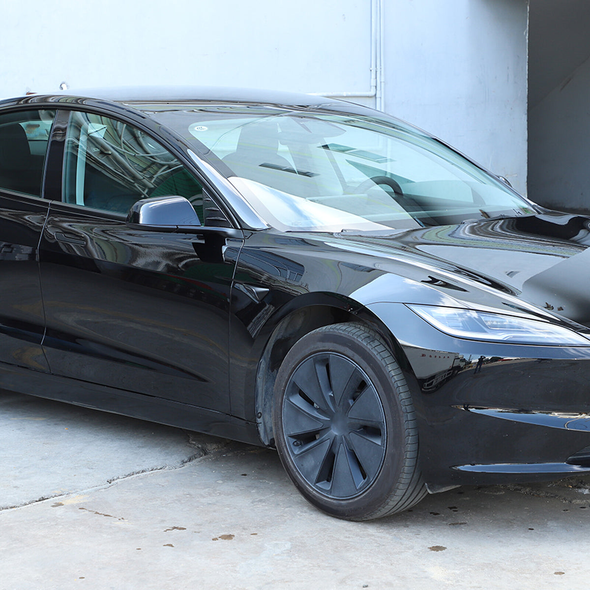 Real Dry Carbon Fiber Center Console Interior Trim Cover For Tesla Model 3 2023+ 80