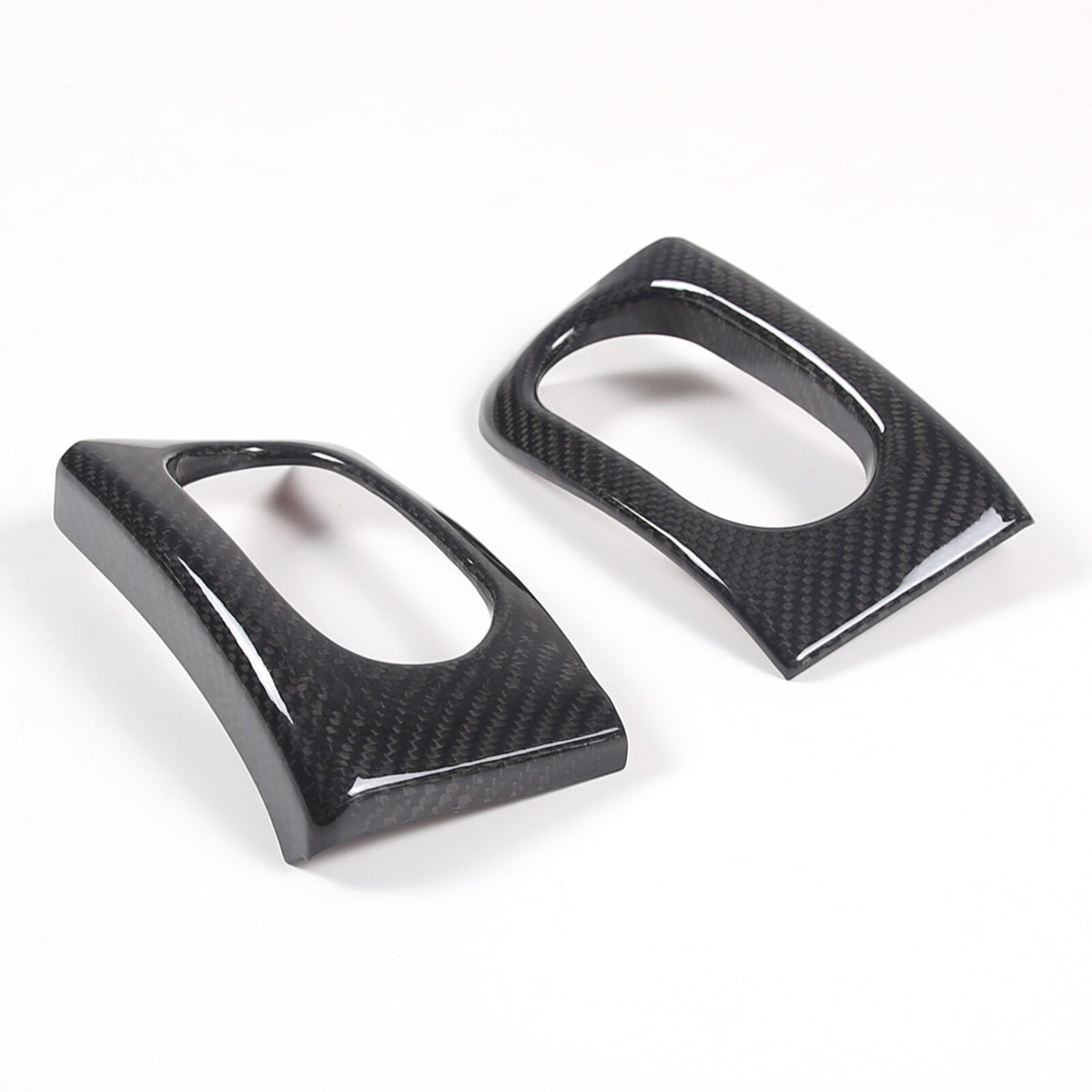 Real Dry Carbon fiber Side Air Outlet Vent Panel Trim For Corvette C6 2005-2013 15