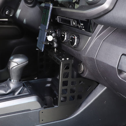 Central Console Multi-functional Cell Phone Holder Bracket For Tacoma 2016-23 5