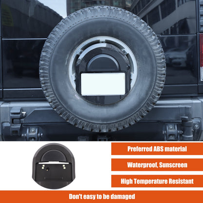Carbon Spare Tire License Plate Bracket OE:25782333 For Hummer H2 2003-2009 8