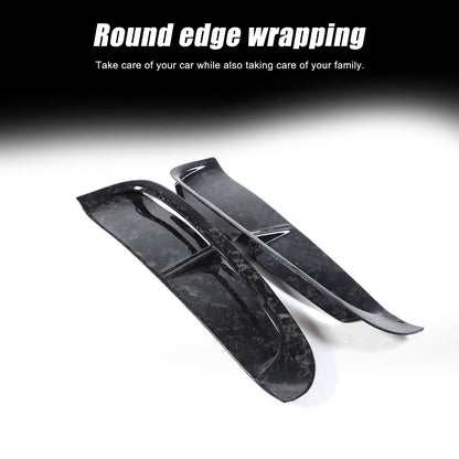 Forged Carbon Fiber Rear Side Fender Air Outlet Trim For Porsche Panamera 17-23 9