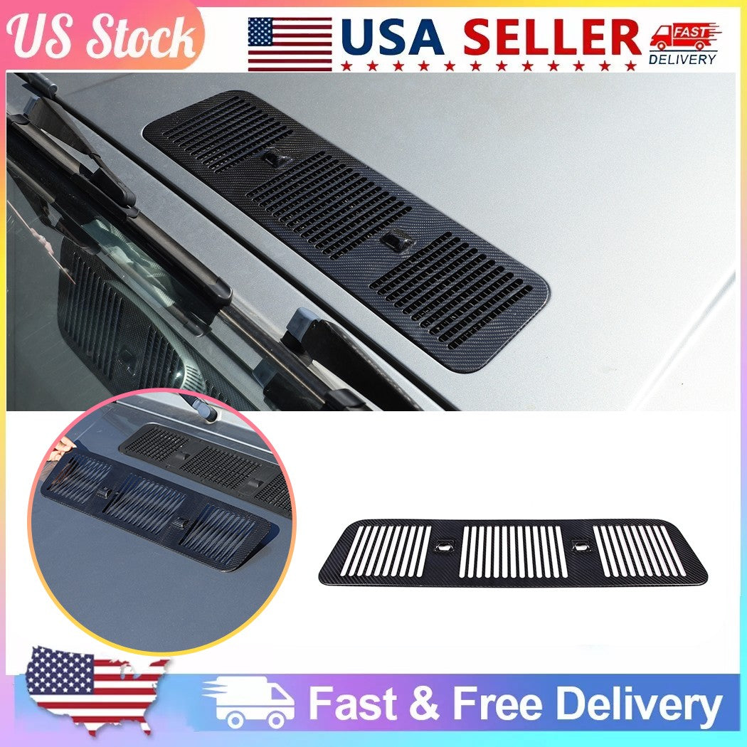 Real Carbon Fiber Hood Air Vent Cover For Mercedes Benz G-Class W463 2006-2018 1