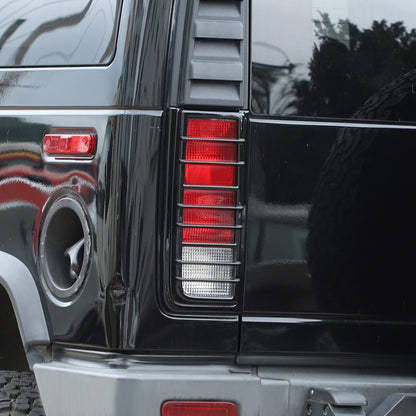 Glossy Piano Black Front Bumper Exterior Trim Cover Set For Hummer H2 2003-2009 - Styles 6-10 52