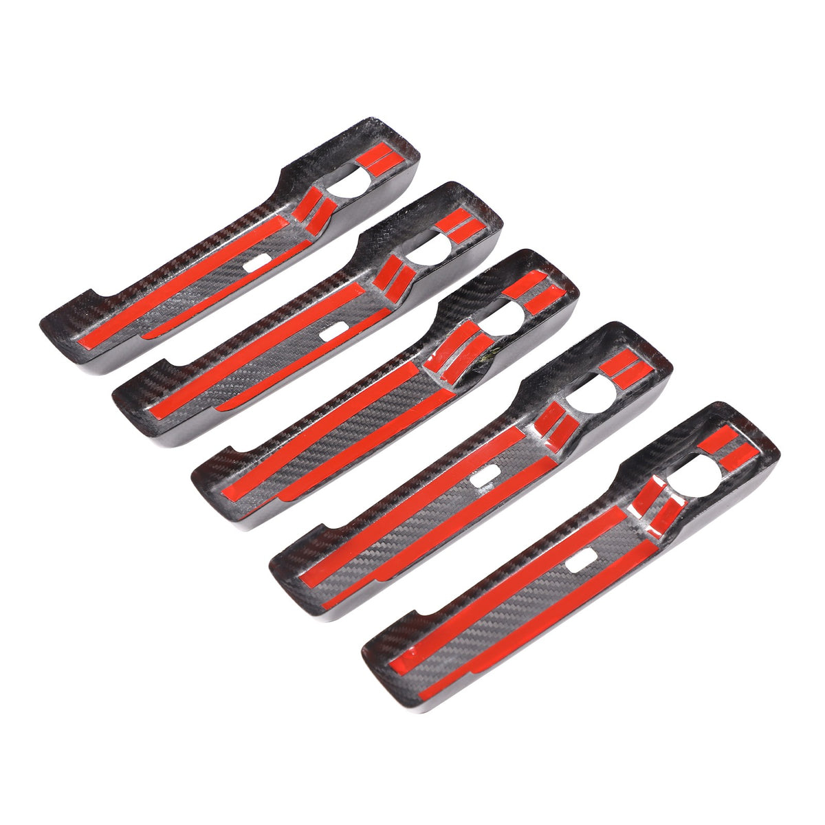 Real Carbon Fiber Exterior Keyless Door Handle Trim For Benz G-Class W465 2025+ 11