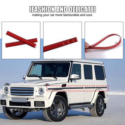 Red Cabon Body Side Door Moulding Sticker For Benz G Class W463 G500/55/63 07-18 14