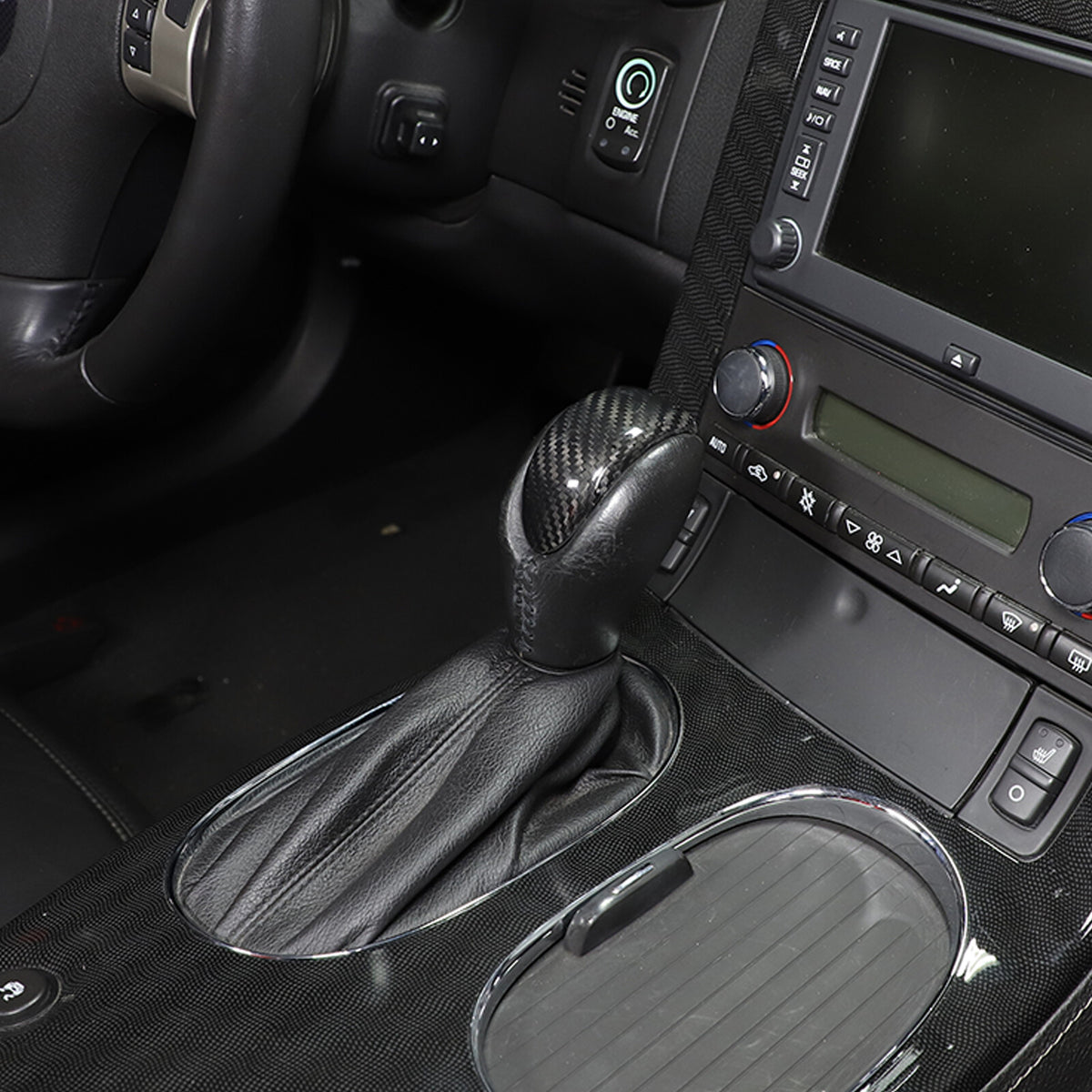 Real Dry Carbon Fiber Full Interior Set Decor Trim Kit for Corvette C6 2005-13 - Styles 16-20 30