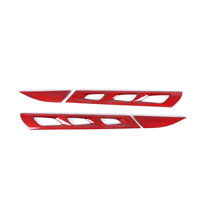 Red Real Carbon Fiber Interior Exterior Conosle Trim Cover For Lotus EMIRA 21-25 213
