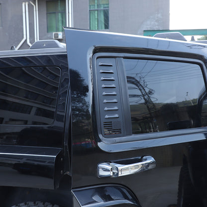 Alloy Rear Door Window Honeycomb Pillar Post Cover Trim For Hummer H3 2005-09 US 12