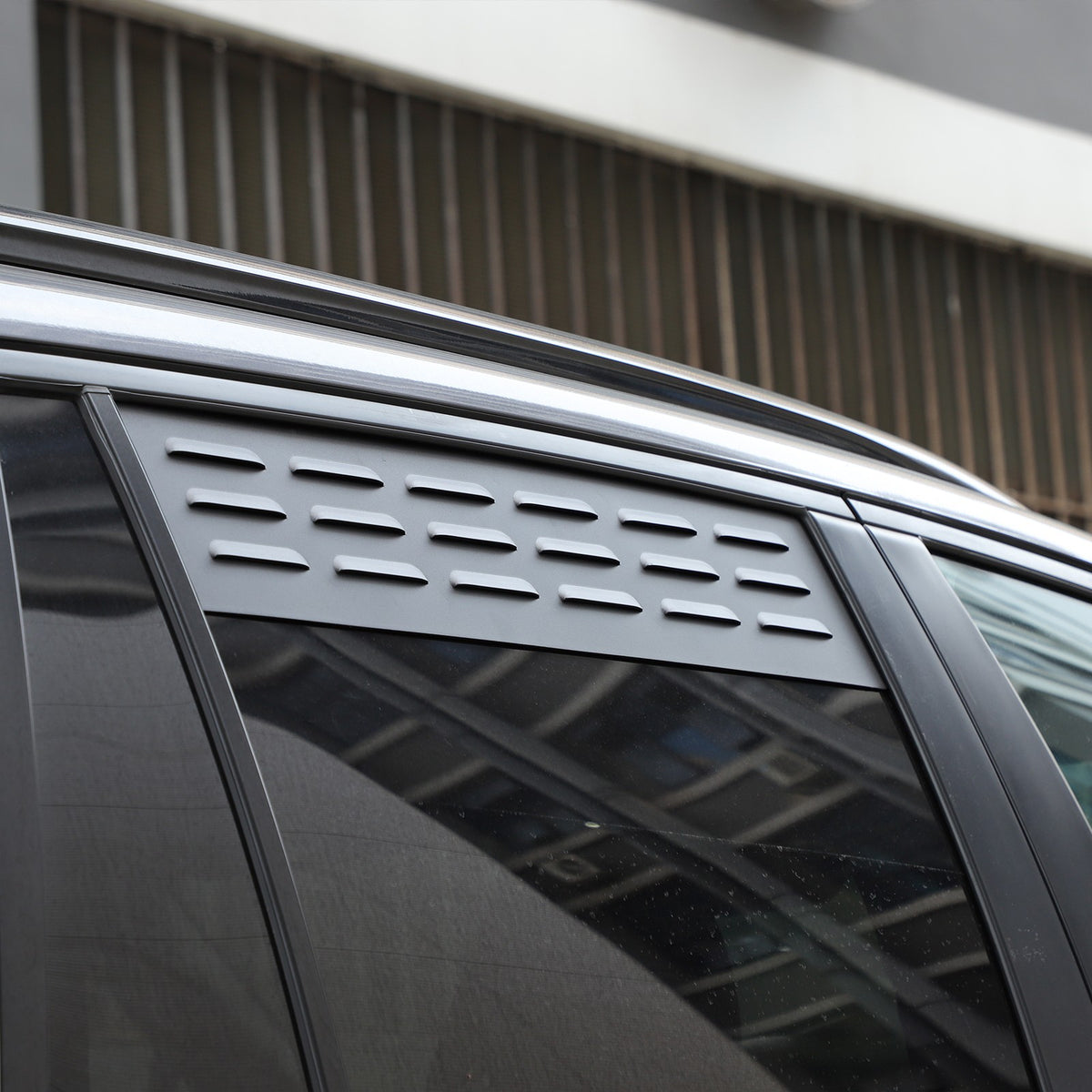 Aluminum Rear Door Window Louver Air Vent Panel Trim For Honda Pilot 2016-2022 20