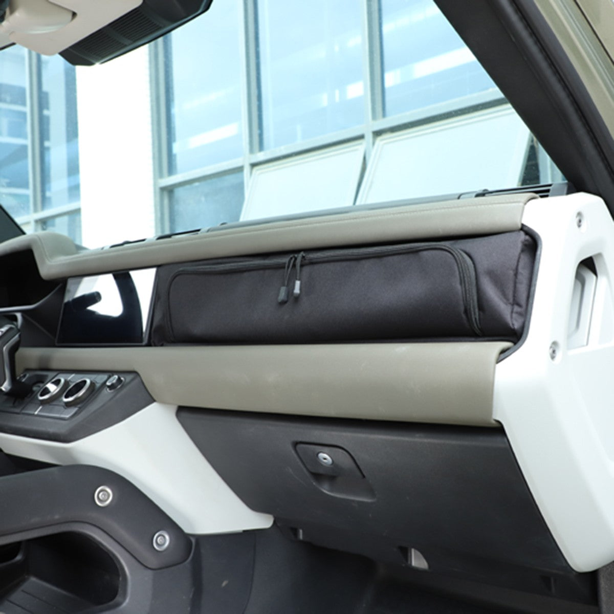 Passenger Side Dashboard Storage Bag Tray For Land Rover Defender L663 2020+ 12
