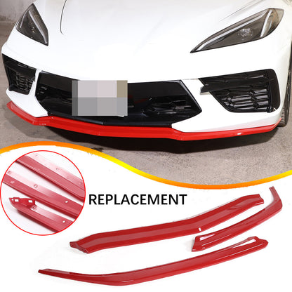 Red Full Interior Set Dash Panel Decor Cover Trim Kit For Corvette C8 2020-25 - Variants 16-20 61