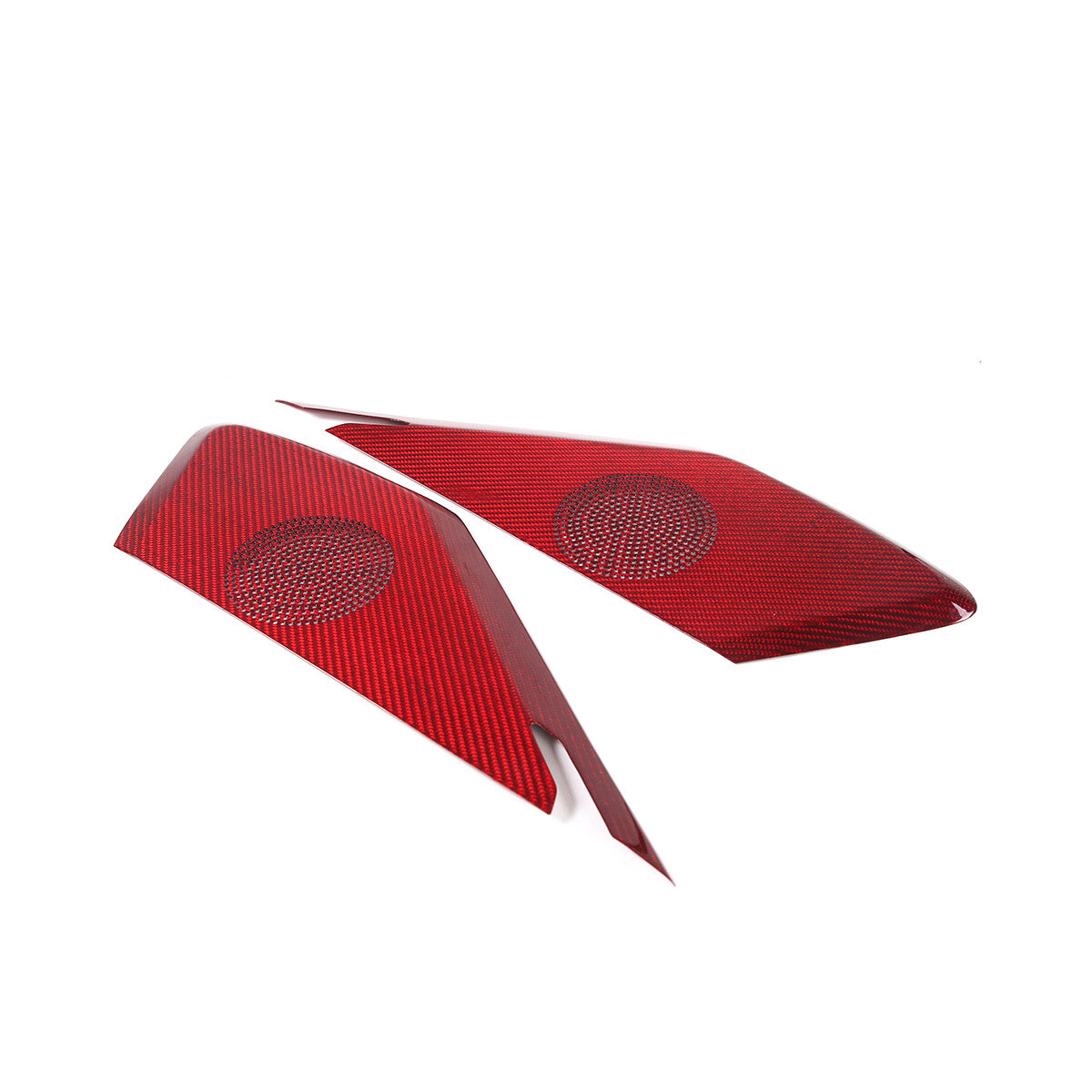 Red Real Carbon Fiber Interior Full Decor Cover Trim Kit for Corvette C8 2020-25 - Variants 26-30 15
