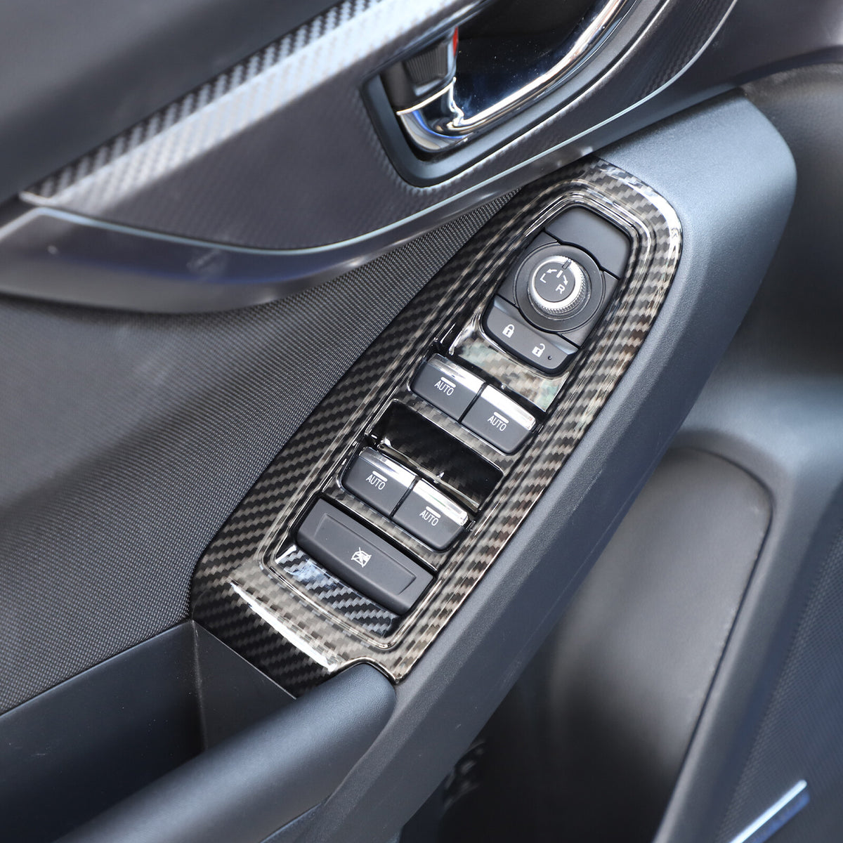 Carbon Fiber ABS Interior Full Cover Trim Kit Set For Subaru WRX AT 2022-2025 - Styles 1-5 40