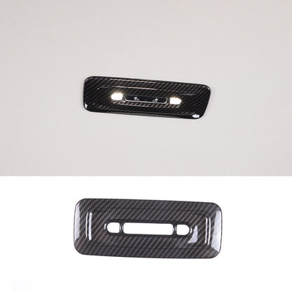 Carbon fiber Roof Reading Light Control Panel cover trim For Toyota Tundra 2022 3