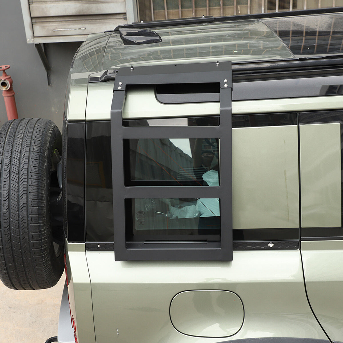 Back Rear Roof Ladder Tailgate Driver Side Rack For Land Rover Defender 20-24 14